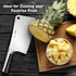 Mueller 7-Inch Meat Cleaver Knife, Stainless Steel Professional Butcher Chopper for Home Kitchen
