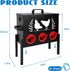 koretech 30 lb 6 Chicken Feeders, Capacity Port Automatic Chicken Feeder, Metal Chick Feeder with Locking Lid and Legs