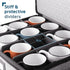Coffee Mug Storage – Quilted Stackable Organizer for 12, Mug Storage Box with Dividers for Moving and Seasonal Storage