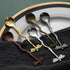 Gold Retro Dragonfly Spoon - Coffee Spoon, Teaspoon, Stainless Steel Tableware, Creative Sugar Spoon, Long Handle