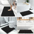 Yimobra Bathroom Rugs Sets 2 Piece, Soft Chenille Toilet Rug U-Shaped Contour and Fluffy Bath Mat Set, Non-Slip,