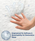 8"-21", 3D Waterproof Mattress Protector Queen Size, Soft Breathable Mattress Pad with Deep Pocket Noiseless Air Fabric