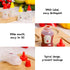16 25ml PCS Mini Ketchup Bottles, Condiment Squeeze Bottle, Plastic Containers for Sauces, Portable Small Squeeze
