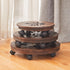 GZQWDC Wood Plant Stand Indoor,Plant Caddy with Lockable Wheels,Pot Stand,Rolling Plant Stand with CastersPlant Dolly