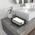 MOLEDINO Guest Towel Napkin Holder for Bathroom, Disposable Paper Hand Towel Holder Tray Metal Black Dinner Napkin