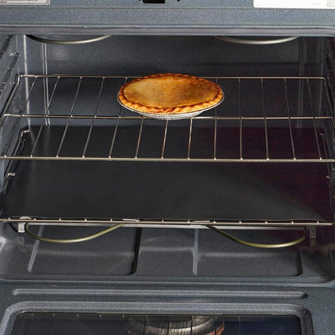 Non-Stick Silicone Oven Liner, Baking Mat, Grill Mat, Black by Home Basics