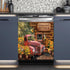 Home Sweet Home Dishwasher Magnet Door Cover - Farm Sunflower Decorative, Hummingbird Fridge Magnetic Panel