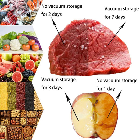 Sous Vide Bags 15 Pack - Large Size 10.2x13.4in Food Storage Bags, Reusable Vacuum Zipper for Cooking