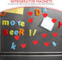 minkissy Red Heart Magnet Fridge Magnets 40pcs Heart Shape Refrigerator Magnets Lovely Fridge Decors Household Refrigerator Decors Home Accessory