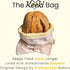 Keeki Bag - The Original Beeswax Lined Bread Bag for Homemade & Sourdough | Reusable Linen Bread Storage | Beeswax Wrap