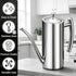 24oz/700mL KSENDALO Stainless Steel Olive Oil Dispenser - Leakproof Oil Bottle, Premium One-Piece Design with Long