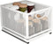 Sliding Cabinet Basket Organizer, Heavy Duty Carbon Steel Self Adhesive Slide Out Pantry Storage Basket