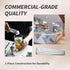 2 Pack Small Tongs, Stainless Steel 6 Inch Restaurant Grade Serving Tongs for Cooking Food Salad Bartending