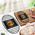 Black Roasting Rack with Integrated Feet, Enamel Finished, Nonstick, Fits 13 Inch Oval Roasting Pan, Dishwasher Safe