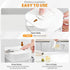 2 (2 64oz SlimFit Quart Liter) pitcher with lid - Water jug for fridge door - Leakproof plastic pitcher with lid