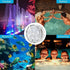 2Pack 16 Swimming Submersible LED Lights Waterproof Pool Lights Underwater with Colors, Remote Control for Aquarium