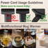 Desk Candle & Coffee Warmer with Auto Shut Off Feature