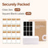 4oz 16 Pack, 54 ComSaf Spice Jars with Label Glass Spice Jars with Bamboo Lid, Small Seasoning Containers with Black