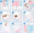 Saintrygo Baby Gender Reveal Voting Box with 50 Pieces Boy or Girl Ballot Cards for Baby Shower Decorations