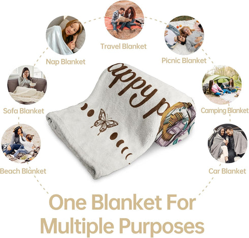 80"x60" Book Lovers Gifts, Reading Blanket Gifts for Book Lovers, Unique Bookish Presents for Reader Bookworm on