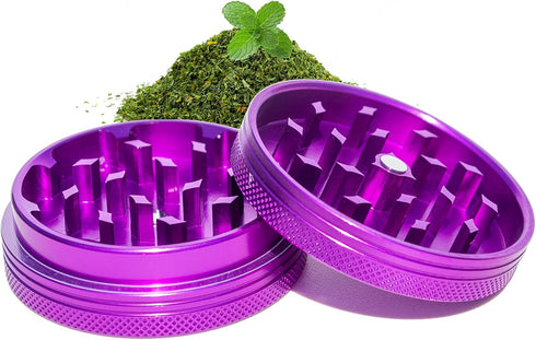 Grinder 2.2 Inch Compact Spice Grinder, Purple Color for Easy Grinding