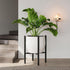 9 15 Inch 160 LB Adjustable Metal Plant Stand Indoor, Mid Century Modern Outdoor Planter Holder for to Pots, Heavy Duty