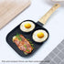Nonstick Egg Frying Pan, 3 in 1 Breakfast Pan, Divided Grill Pan for Gas, Stovetops, Induction Cooker