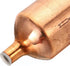 PATIKIL 3P Air Conditioner Filter Drier, Pure Copper Liquid Line Replacement for AC Heat Pump Refrigerator, Copper Tone