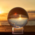 SATINIOR 2 Pack Crystal Ball Stand, Clear Sphere Holder Base for Display 60mm to 90mm Balls