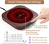 3 Settings, 54-Inch Coffee Mug Warmer with Auto Shut Off, Temperature Brown Wood Grain Design, Electric Beverage Heater