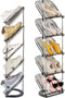 Patinao Sloping Narrow Shoe Rack 5 Tiers - Free Standing Vertical Shoes