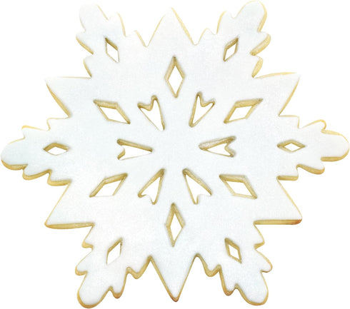 R&M International Snowflake Cookie Cutters with Interior Cut-Outs, 3" Assorted, 3-Piece Set