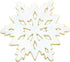 R&M International Snowflake Cookie Cutters with Interior Cut-Outs, 3" Assorted, 3-Piece Set