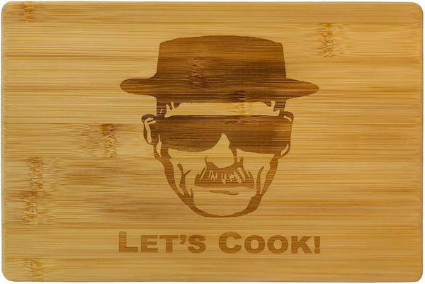Engraved Bamboo Wood Cutting Board with Handle, Funny Gift for Father's Day, Birthday, Christmas, Charcuterie Tray