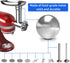 X Home Meat Grinder Attachment for KitchenAid Stand Mixer, Includes Sausage Stuffers, Grinding Plates, Grinding Blades