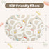 4'x6' STARUIA Large Kids Rug for Playroom, Washable Road Rug for Nursery, Non-Slip Car Rugs for Boys Room, Tan Traffic