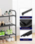 Closet, Closet 39.0" 3 Kitsure Extra-Long Shoe Rack for Shoe Organizer for Front Door Entrance, Stackable Shoe Shelf