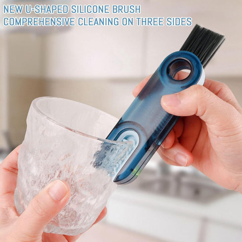3 in 1 Cup Lid Gap Cleaning Brush Set (3Pcs), Multifunctional Insulation Bottle Cleaning Tools for Home