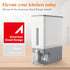 25 Lbs(11.3kg), 1 Pack Lifewit Rice Dispenser Rice Storage Container Sealed Moisture Proof with Measuring Cup