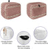 Toaster Dust Cover with Pockets, Country Star Berry Red Buffalo Plaid Soft Washable 2 Slice Toaster Cover, Dust-proof Cover for Small Appliance Cover and Fingerprint Protection