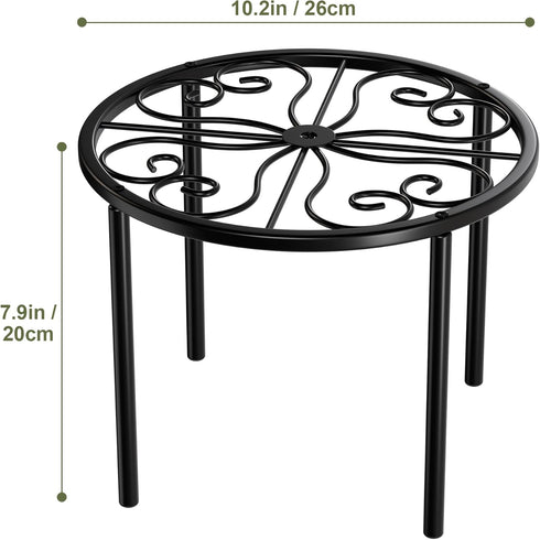 Chinpakden Plant Stand Flower Stand - Metal Plant Holder for Garden Home, Anti-rust Plant Rack for Multiple Plant