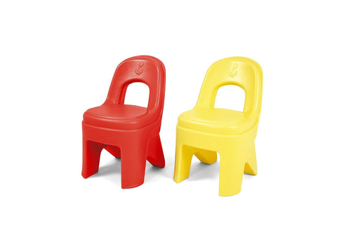 Simplay3 Play Around Chairs (2 Pack) - Hot Tamale Red and Lemon