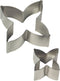 PME Daphne Flower Petal Cutters, Stainless Steel, Set of 2