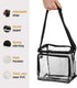 SP HOME GOODS Stadium Approved Clear Tote Bag with Adjustable Strap, See Through Zippered Lunch Bags