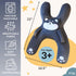 Kids Car Sleeping Pillow - X-Shaped Plush Animal for Neck & Back Support - Hands & Seat Belt Slot - Machine Washable