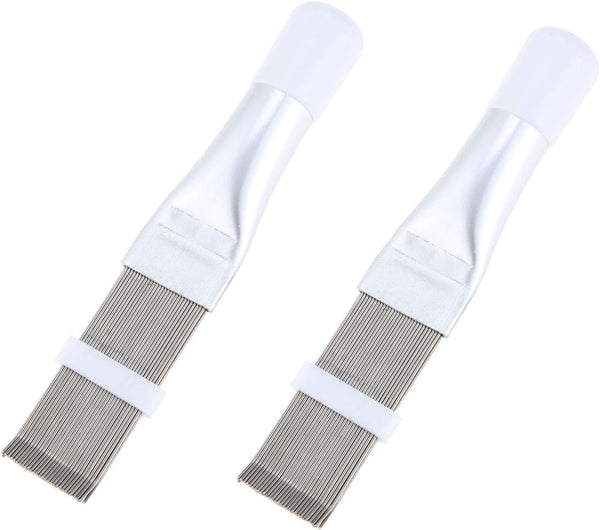 Air Conditioner Fin Comb Pack of 2, AC Condenser Fin Straightener Cleaner, Evaporator Radiator Cleaning Tool