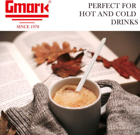 Gmark Individually Wrapped 5.5" Coffee Stir Sticks, Eco Friendly Natural Birch Stirrers for Hot Drinks - 500pc