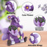 Lavender Gnomes Decor: Spring Resin Garden Gnome Decorations for Home Indoor/Outdoor, Pastel Purple Butterfly Gnome
