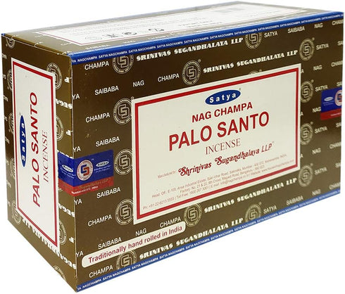Palo Santo Incense Sticks and Holder Bundle, Satya Incense
