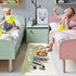 5.3FT,Animals 2'x5.3',Green ABREEZE Kids Runner Rug Area Rug Play Mat for Kids Non Skid Washable Animal Throw Rugs Cute